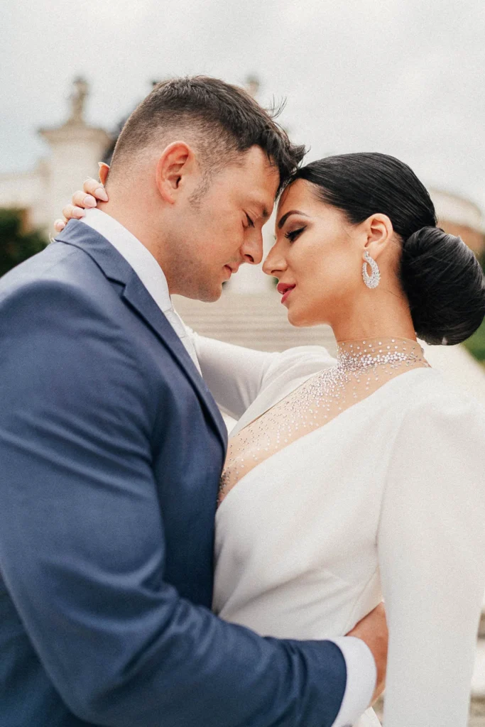 Sabina a Patrik, nežný portrét, svadobná fotografia Daniel Kaplavka